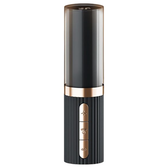 Satisfyer Deep Kiss - oro bangų vibratorius - juodas