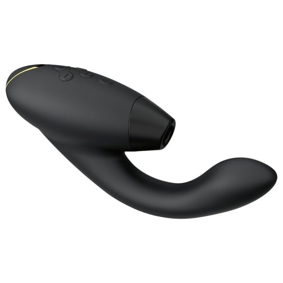 „Womanizer Duo 2“ - 2 viename G-taško vibratorius (juodas)