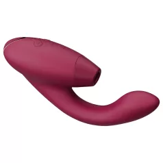   Womanizer Duo 2 - G taško vibratorius su klitorio stimuliacija - raudonas