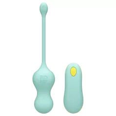  ROMP Cello - vibratoriniai geišos kamuoliukai su nuotoliniu valdymu - žali