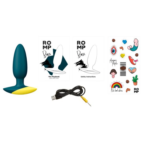 ROMP Bass - analinis vibratorius - žalias