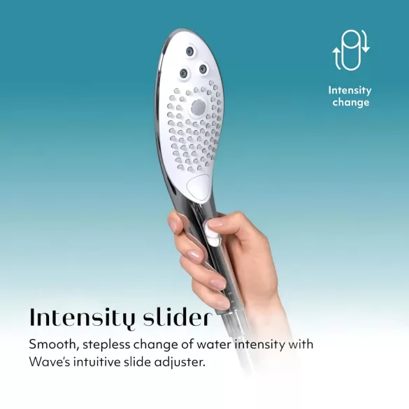 Womanizer Wave - masažinis dušo antgalis - chromuotas