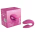 We-Vibe Sync - poromis naudojamas vibratorius su programėle ir nuotolinio valdymo pulteliu (rožinis)