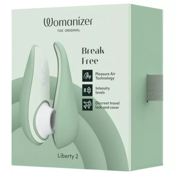 Womanizer Liberty 2 - klitorinis stimuliatorius su oro bangomis - įkraunamas