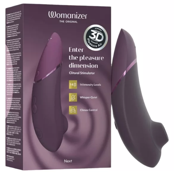 Womanizer Next - klitorinis stimuliatorius su oro bangomis - įkraunamas
