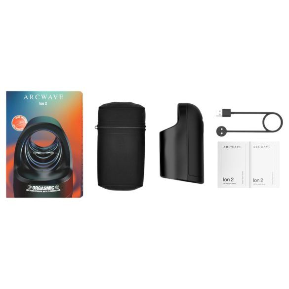 Arcwave Ion2 - masturbatorius vyrams - oro bangos - juodas