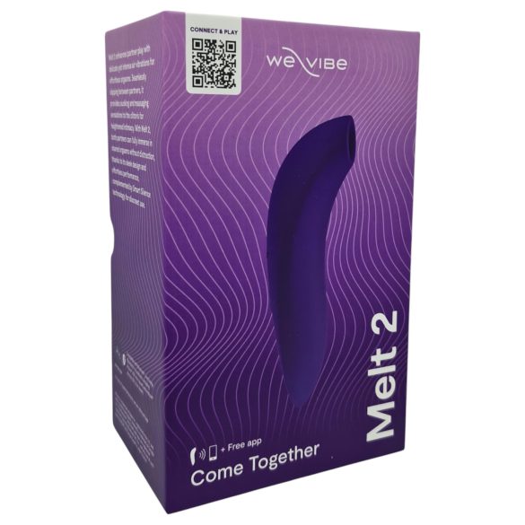 We-Vibe Melt 2 - protingas oro bangų klitorio stimuliatorius (purpurinis)