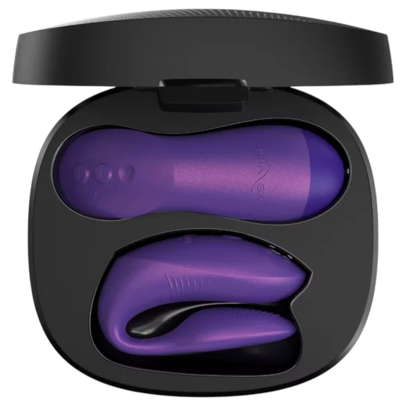 We-Vibe Chorus Pro - poromis skirtas vibratorius su programėle ir nuotolinio valdymo pulteliu (violetinis)