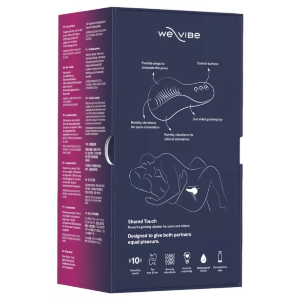 We-Vibe Shared Touch - išmanus porų vibratorius (violetinis)