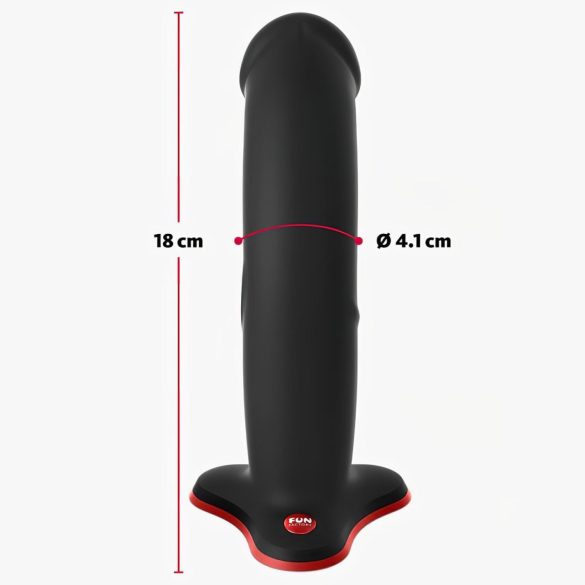 Fun Factory The Boss Stub - dildo su siurbtuku - juodas