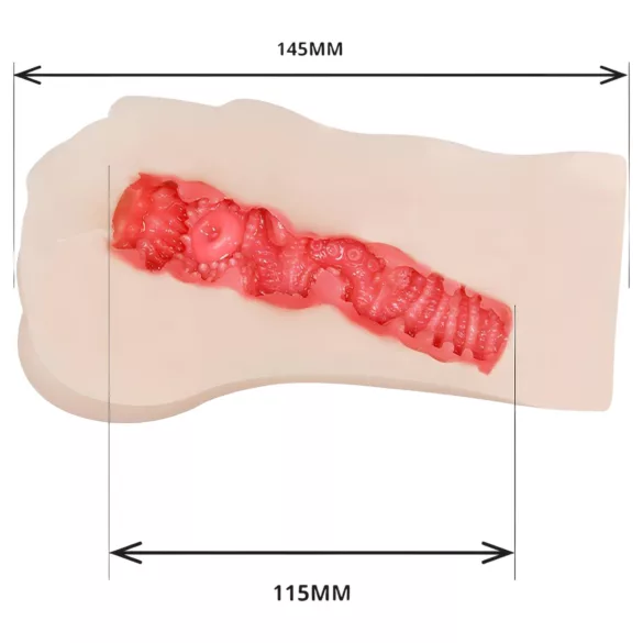 TAMASHII Kaimynė mergina - hentai dirbtinė vagina masturbatorius (natūralios spalvos)