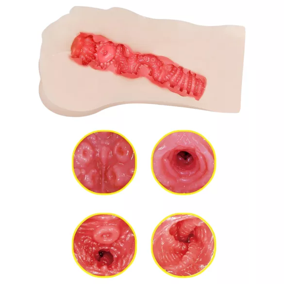 TAMASHII Kaimynė mergina - hentai dirbtinė vagina masturbatorius (natūralios spalvos)