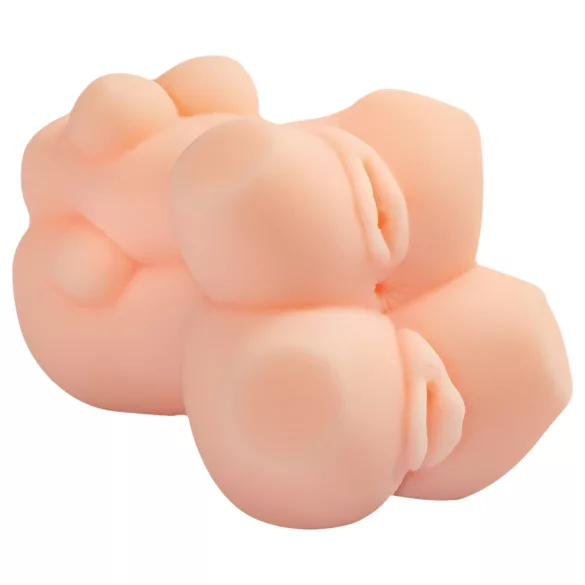 TAMASHII Motina ir dukra - hentai dvigubas dirbtinis vagina masturbatorius (natūralios spalvos)