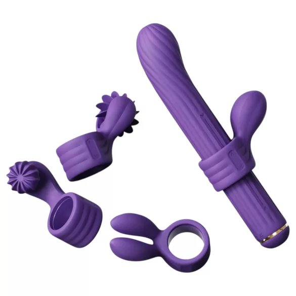 Magic Stick S1 - multifunkcinis vibratorius - violetinės spalvos