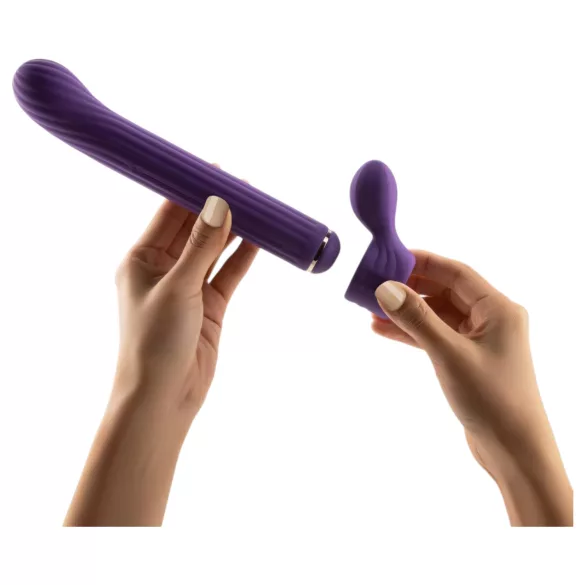 Magic Stick S1 - multifunkcinis vibratorius - violetinės spalvos
