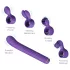 Magic Stick S1 - multifunkcinis vibratorius - violetinės spalvos