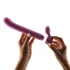 Magic Stick - vibratorius su keičiamais antgaliais (rožinis)