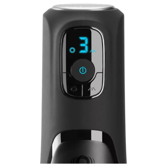 OTOUCH Airturn 4 - siurbimo ir vibracijų automatinis masturbatorius (juodas)