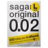 Sagami Original 0,02 L - prezervatyvai - 58mm - 3 vnt.