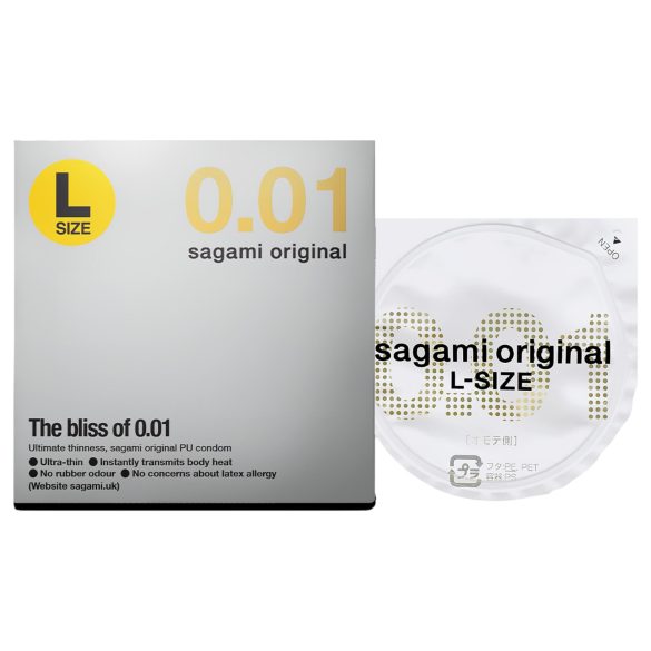 Sagami Original 0,01 L - prezervatyvas - 58mm - 1 vnt