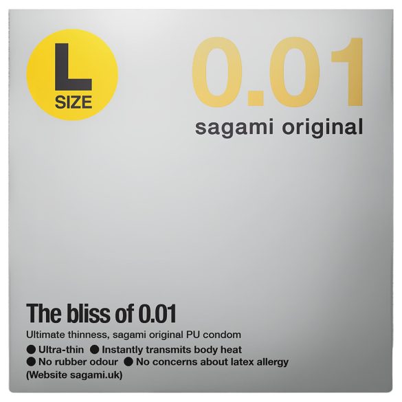 Sagami Original 0,01 L - prezervatyvas - 58mm - 1 vnt