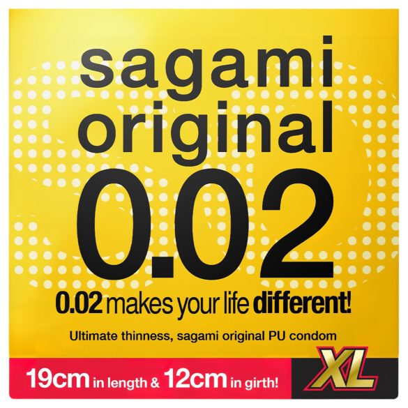 Sagami Original 0,02 XL - prezervatyvas - 61mm (1vnt)