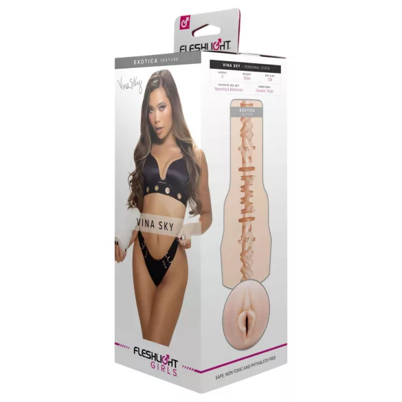 Fleshlight Vina Sky Exotica - natūrali dirbtinė vagina (kūno spalvos)
