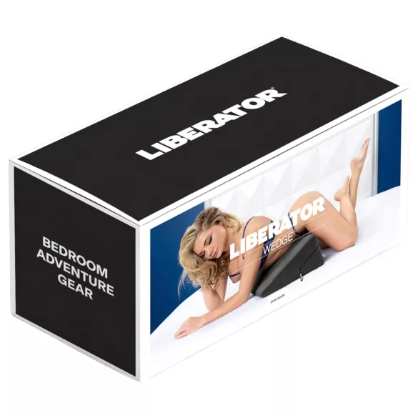 Liberator Wedge - pleišto formos sekso pagalvė (juoda)