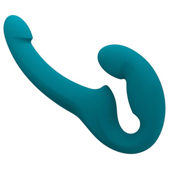 Fun Factory Share Lite - mėlynas, prisegamas dildo be diržų