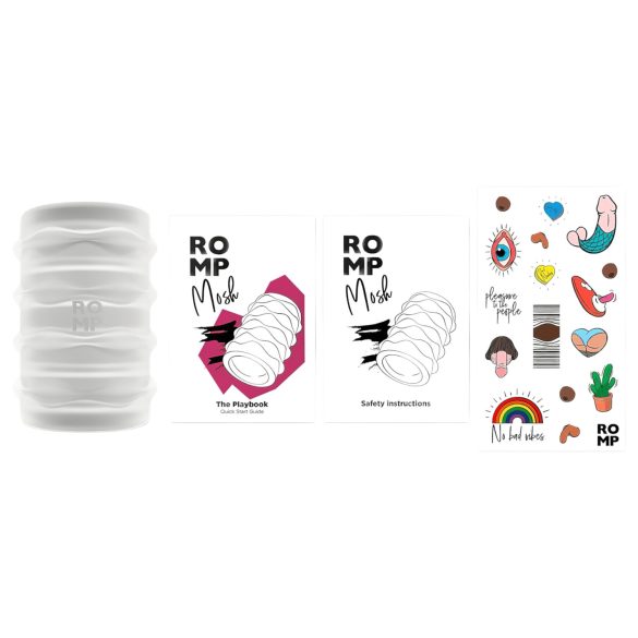 ROMP Mosh - vyriškas masturbatorius - lankstus - skaidrus