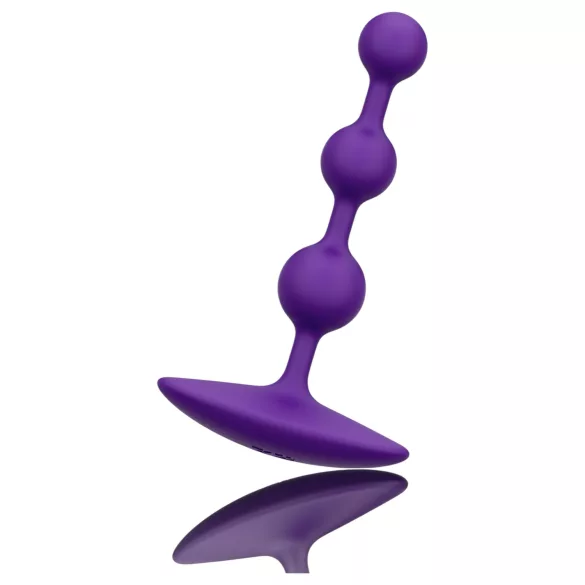 ROMP Amp - analinis dildo su perliukais - silikonas - violetinis