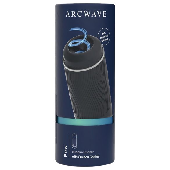 Arcwave Pow - rankinis siurbimo masturbatorius (juodas)