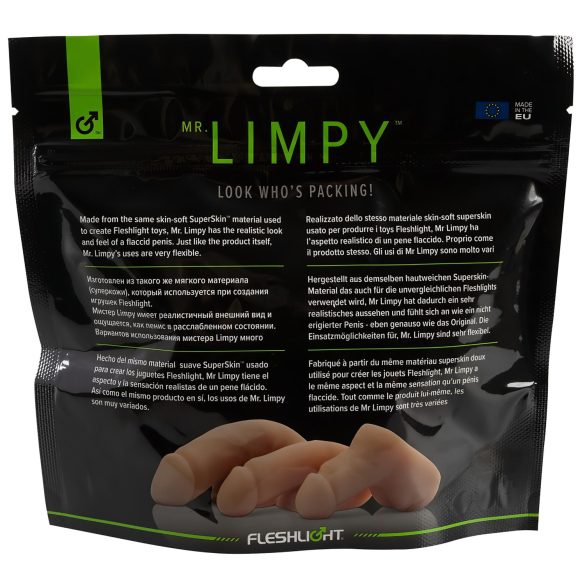 Mr. Limpy - realistiškas didelis dildo - natūralios spalvos