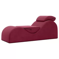   Liberator Esse Lounger - tantra fotelis - reguliuojamas, 3 dalių, raudonas