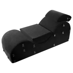   Liberator Black Label Esse - modulinė trijų dalių tantra kėdė (juoda)