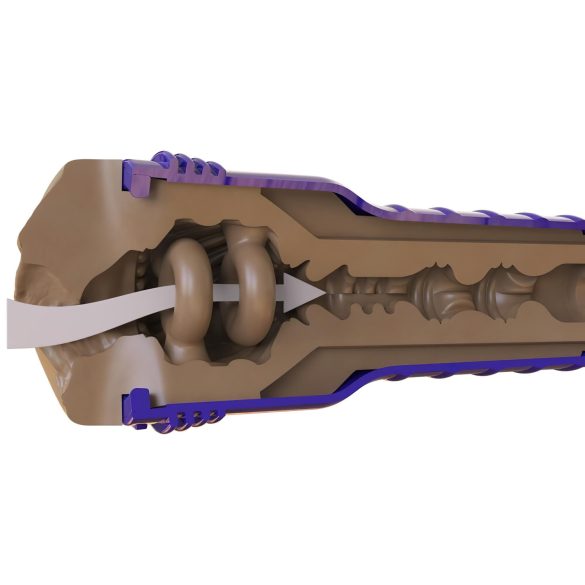 Fleshlight Boost Bang - tikroviškas masturbatorius (ruda)