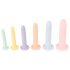 Šeši iš eilės - dildo treniruoklių rinkinys - 6 vnt. (spalvoti)