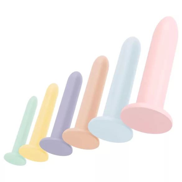 You2Toys - Six in a Row - dildo treniruoklių rinkinys - 6 vnt. (spalvotas)