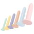 Šeši iš eilės - dildo treniruoklių rinkinys - 6 vnt. (spalvoti)