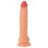 Realistixxx Tikroviškas Milžinas - itin didelis dildo su kapšeliu (natūralus)