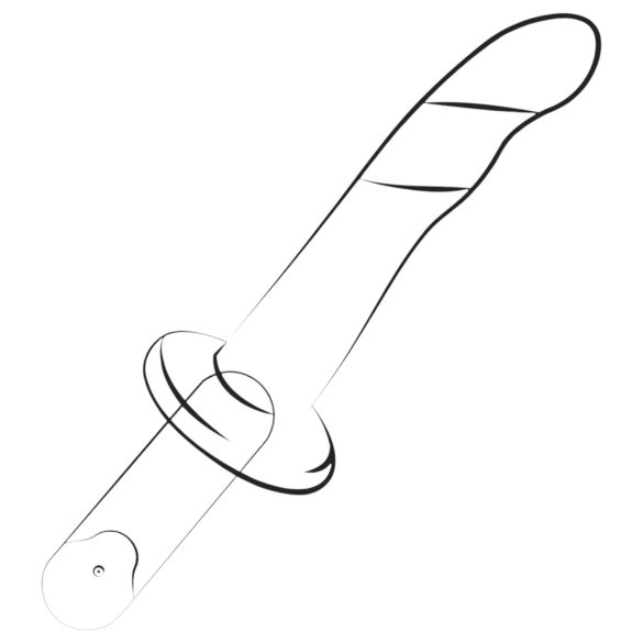 ROMP Dizi - dildo - lankstus silikonas - rožinis/oranžinis