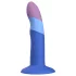ROMP Piccolo - silikoninis dildo - lankstus - mėlynas/violetinis