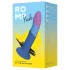 ROMP Piccolo - silikoninis dildo - lankstus - mėlynas/violetinis