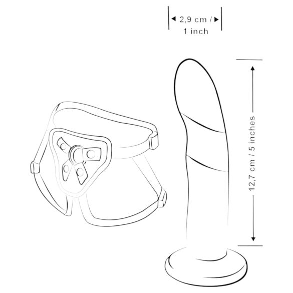 ROMP Piccolo - pegging rinkinys - juoda mėlyna