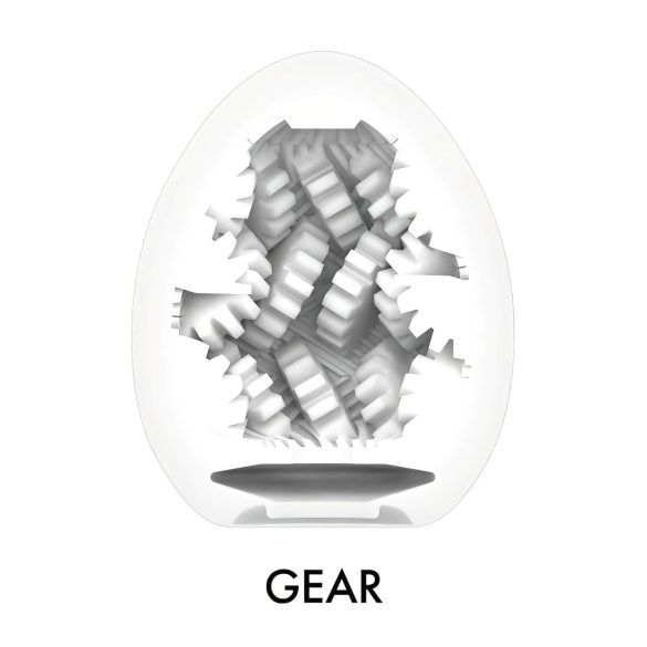 TENGA Egg Gear Stronger - masturbatorius vyrams kiaušinio formos - 6 vnt.