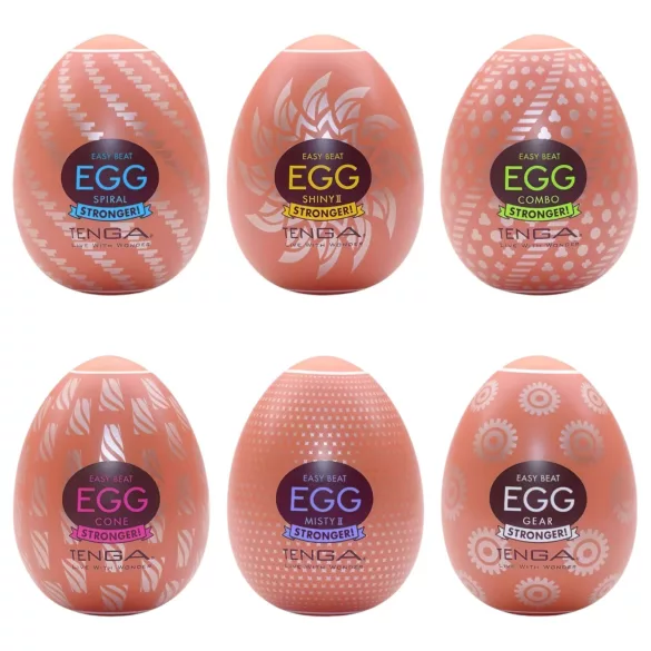TENGA - masturbatorius rinkinys - stiprus pojūtis - 6 vnt