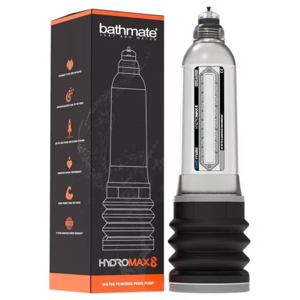 Bathmate Hydromax8 - hidrosiurblys (skaidrus)