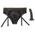 You2Toys – prisegamas dirželis su dildo (juodas)