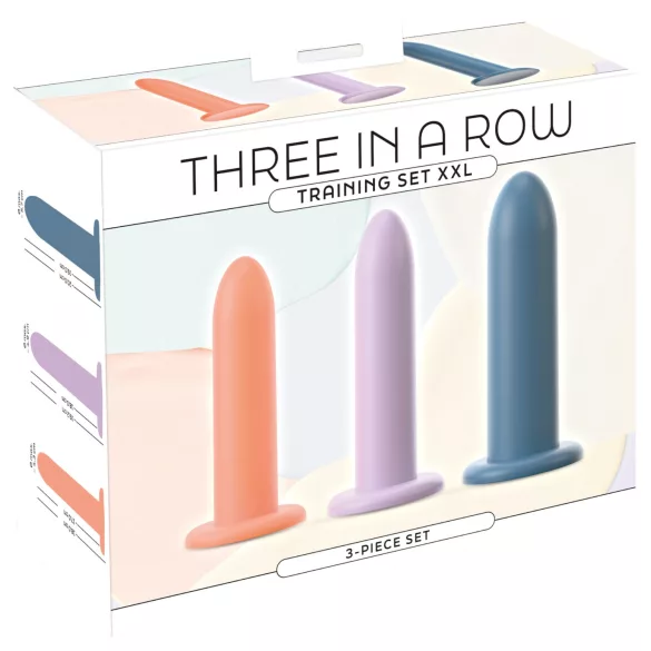 You2Toys - Trys iš eilės - dildo treniruočių rinkinys - 3 vnt. (spalvotas)