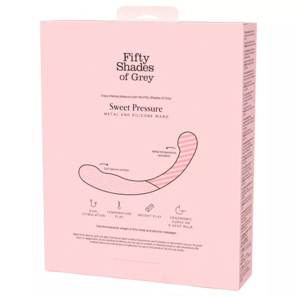 Fifty Shades of Grey - dvigubas dildo - juodas